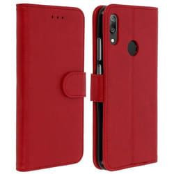 Housse - AVIZAR - Huawei Y6 2019 - Étui Portefeuille - Coque Souple - Support Vidéo
