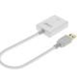 Adaptateur Vidéo - LinQ - USB 3.0 vers HDMI Femelle - Full HD 1920x1080 - Couleur Argent - 24g