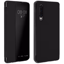 Étui - AVIZAR - Huawei P30 - Coque Rigide - Grande Fenêtre Translucide - Protection Intégrale
