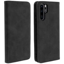 Housse - AVIZAR - P30 Pro - Silicone - Support Stand - Porte-cartes - Noir