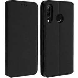 Housse - AVIZAR - Huawei P30 Lite - Étui Folio Portefeuille - Éco-cuir - Noir