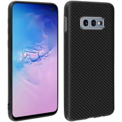 Coque - AVIZAR - Samsung Galaxy S10e - Silicone gel - Effet Carbone - Protection intégrale