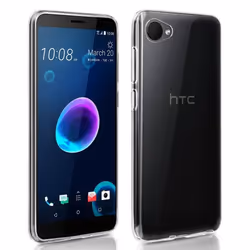Coque de protection - AVIZAR - HTC Desire 12 - Silicone Souple - Verre Trempé 9H - Transparent Blanc