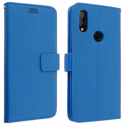 Housse Xiaomi Redmi 7 Etui Folio Coque Soft Touch Support Vidéo bleu Bleu