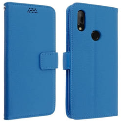 Housse Xiaomi Redmi 7 Etui Folio Coque Soft Touch Support Vidéo bleu Bleu