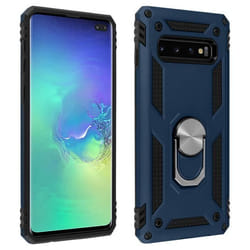 Coque - AVIZAR - Galaxy S10 Plus - Bi-matières - Rigide et Souple - Support Vidéo