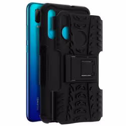 Coque - AVIZAR - Huawei P Smart Plus 2019 - Hybride - Antichoc - Support Vidéo Noir