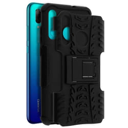 Coque - AVIZAR - Huawei P Smart Plus 2019 - Hybride - Antichoc - Support Vidéo Noir
