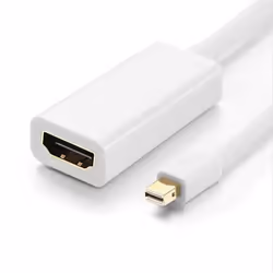 Adaptateur Mini DisplayPort vers HDMI - Blanc - HD 1920x1080p - Affichage multi-écrans - Design compact