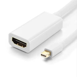 Adaptateur Mini DisplayPort vers HDMI - Blanc - HD 1920x1080p - Affichage multi-écrans - Design compact