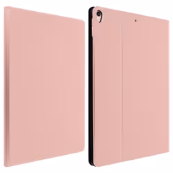 Housse iPad Air 2019 et Pro 10.5 - AVIZAR - Folio Rose Gold - Simili-cuir - Support Vidéo - Protection Intégrale