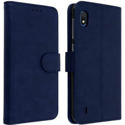 Housse pour Samsung Galaxy A10 Étui Portefeuille Support Stand Bleu nuit