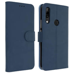 Housse - AVIZAR - Huawei P Smart Z/Y9 Prime 2019 - Étui Folio - Coque souple - Bleu nuit
