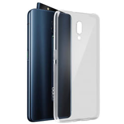 Coque - AVIZAR - Oppo Reno - Silicone Gel - Ultra-fine - Transparent Blanc