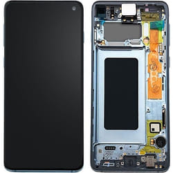 Afficheur LCD - Samsung - Galaxy S10 - Original - Bleu - Tactile Pré-assemblé
