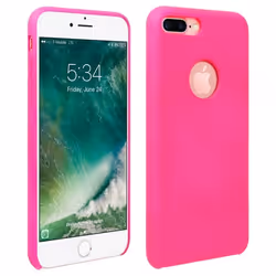Coque de protection - AVIZAR - iPhone 7 Plus / 8 Plus - Silicone semi-rigide - Rose - Soft Touch