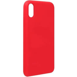 Coque de protection - AVIZAR - iPhone XR - Silicone semi-rigide - Rouge - Soft Touch