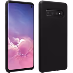 Coque de protection - AVIZAR - Samsung Galaxy S10 - Silicone semi-rigide - Soft Touch - Noir