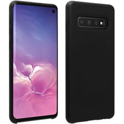 Coque de protection - AVIZAR - Samsung Galaxy S10 - Silicone semi-rigide - Soft Touch - Noir