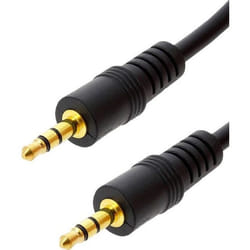 Câble Audio - LINQ - Mâle-Mâle 3.5 mm - 5m - Son stéréo - Noir
