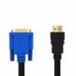 Adaptateur vidéo HDMI vers VGA - LinQ - 18m - 1920x1080p - Noir - Mâle vers Mâle