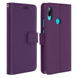 Housse - AVIZAR - Huawei P Smart 2019 / Honor 10 Lite - Éco-cuir - Violet - Souple