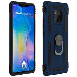 Coque - AVIZAR - Huawei Mate 20 Pro - Bi-matières - Rigide et Souple - Support Vidéo