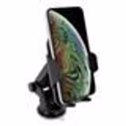 Support Voiture - Forcell - 2 en 1 - Charge Qi - Ventouse et Grille daération - Noir
