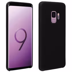 Coque de protection - AVIZAR - Samsung Galaxy S9 - Silicone Semi-rigide - Finition Soft Touch - Noir