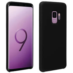 Coque de protection - AVIZAR - Samsung Galaxy S9 - Silicone Semi-rigide - Finition Soft Touch - Noir