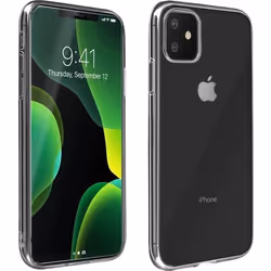 Pack de protection - AVIZAR - iPhone 11 - Silicone gel - Verre trempé - Transparent