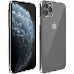 Coque de protection - AVIZAR - iPhone 11 Pro Max - Silicone souple - Film verre trempé 9H - Noir