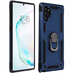 Coque - AVIZAR - Galaxy Note 10 Plus - Bi-matières - Rigide et Souple - Support Vidéo
