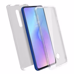 Coque de protection - AVIZAR - Xiaomi Mi 9T - Protection intégrale - Rigide et Souple - Transparent Blanc