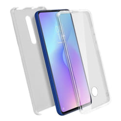 Coque de protection - AVIZAR - Xiaomi Mi 9T - Protection intégrale - Rigide et Souple - Transparent Blanc