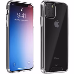 Coque - Bi-matière - iPhone 11 Pro Max - Transparent - Protection rigide - Silicone gel souple