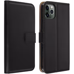 Housse iPhone 11 Pro - AVIZAR - Cuir Véritable - Antichoc - Support Vidéo - 2 Porte-cartes