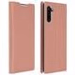Housse pour Samsung Galaxy Note 10 - AVIZAR - Porte-carte - Éco-cuir - Rose gold - Support vidéo