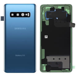Cache batterie - Samsung - Galaxy S10 Plus - Original - Façade arrière - Bleu