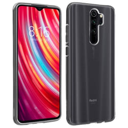 Coque Xiaomi Redmi Note 8 Pro Silicone Gel Flexible Résistant - Transparent Blanc