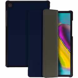 Étui - Samsung - Galaxy Tab S5e - Éco-cuir - Support vidéo - Bleu nuit