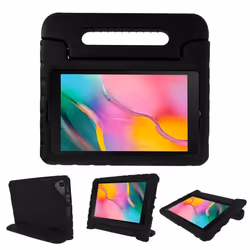 Coque - Samsung - Galaxy Tab A 8.0 2019 - Protection Antichoc - Poignée - Enfant Noir