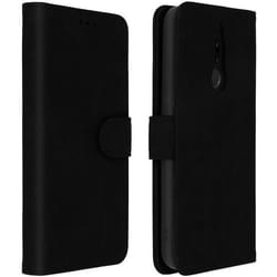 Étui - AVIZAR - Xiaomi Redmi 8 et 8A - Housse Intégrale - Porte-cartes - Fonction Support noir
