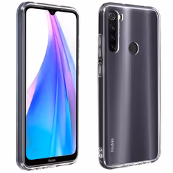 Coque - AVIZAR - Xiaomi Redmi Note 8T - Silicone Flexible - Ultra fine - Transparent Blanc