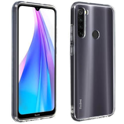 Coque - AVIZAR - Xiaomi Redmi Note 8T - Silicone Flexible - Ultra fine - Transparent Blanc