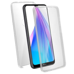 Coque de protection intégrale - AVIZAR - Xiaomi Redmi Note 8T - Transparent - Souple - Design léger
