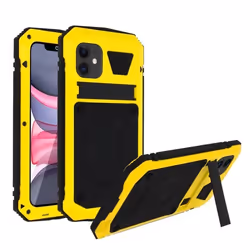 Coque iPhone 11 - AVIZAR - Tank Series - Aluminium - Silicone - IP54