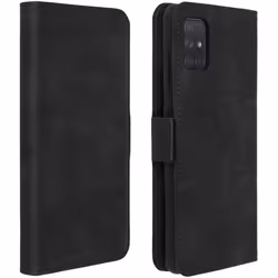 Housse pour Samsung Galaxy A51 - AVIZAR - Étui Folio - Silicone gel - Noir - Fonction Support