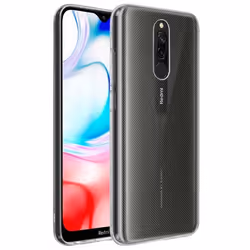 Coque - AVIZAR - Xiaomi Redmi 8 / 8A - Silicone Flexible - Angles Renforcés - Transparent Blanc