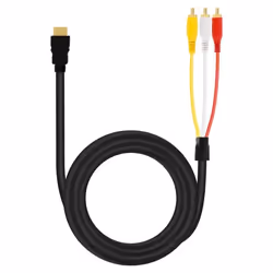 Câble HDMI vers 3x RCA Mâles - LINQ - HD-AV994 - 1.5m - Adaptateur Audio et Vidéo - Noir